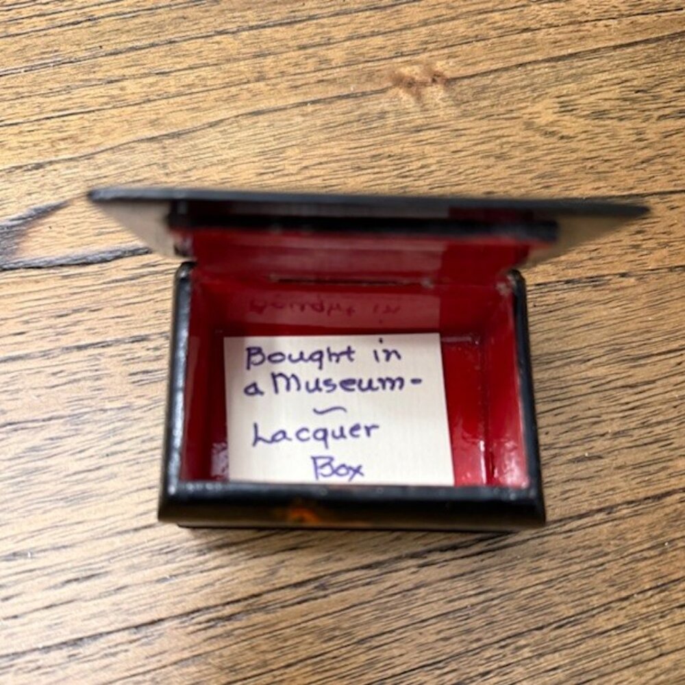 Russian Palekh Troika Horses Laquer Trinket Box - Picture 3 of 14